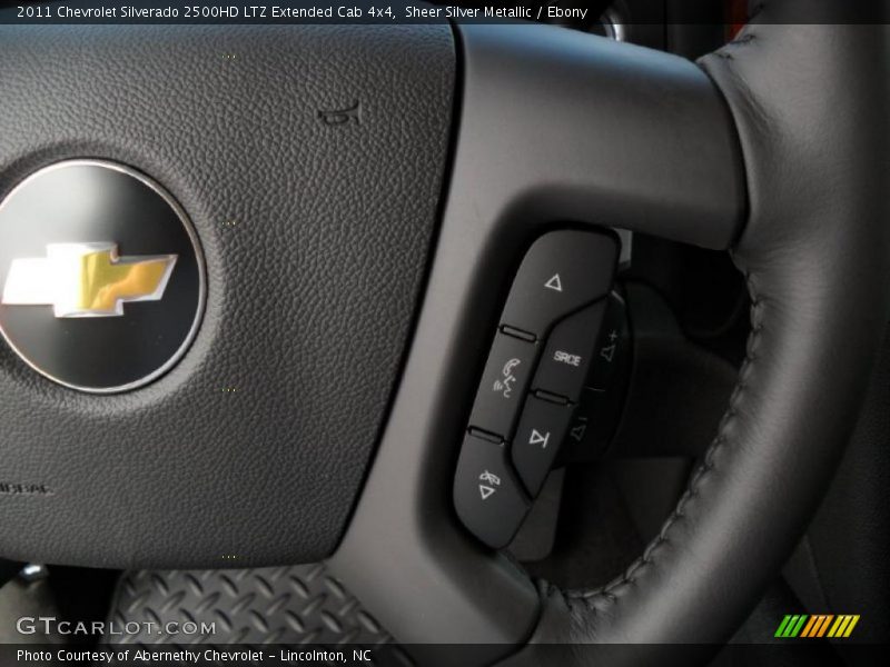 Sheer Silver Metallic / Ebony 2011 Chevrolet Silverado 2500HD LTZ Extended Cab 4x4
