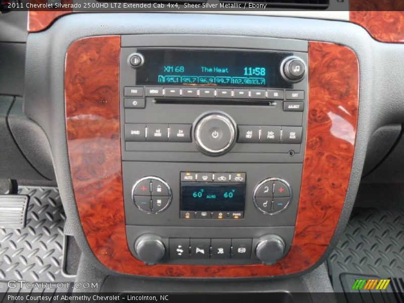Sheer Silver Metallic / Ebony 2011 Chevrolet Silverado 2500HD LTZ Extended Cab 4x4
