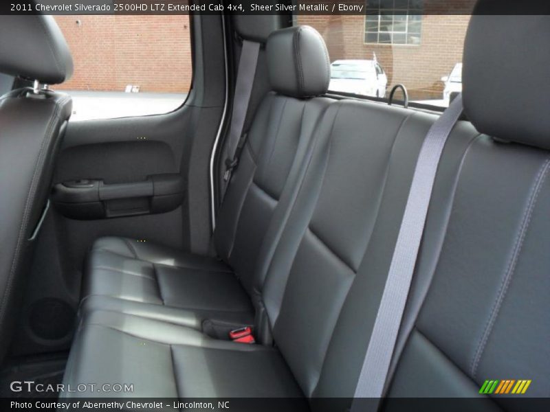 Sheer Silver Metallic / Ebony 2011 Chevrolet Silverado 2500HD LTZ Extended Cab 4x4