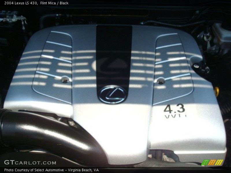 Flint Mica / Black 2004 Lexus LS 430