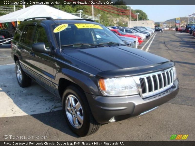 Graphite Metallic / Dark Slate Gray 2004 Jeep Grand Cherokee Limited 4x4