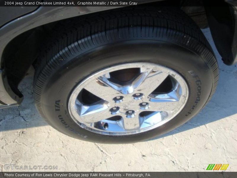 Graphite Metallic / Dark Slate Gray 2004 Jeep Grand Cherokee Limited 4x4