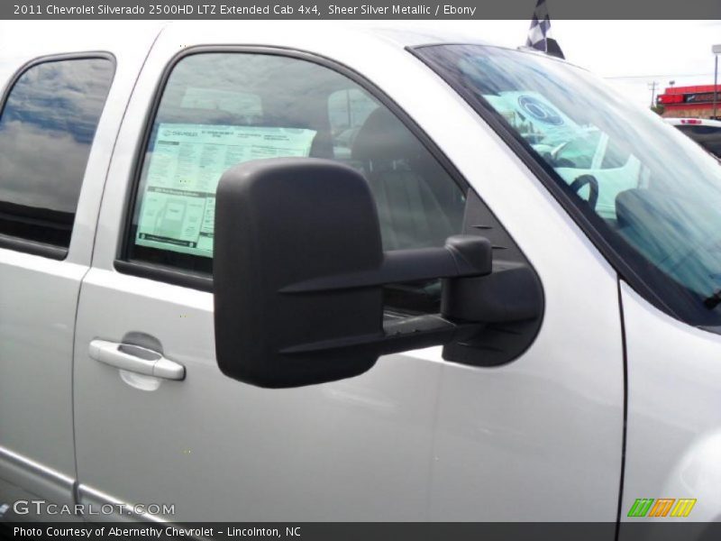 Sheer Silver Metallic / Ebony 2011 Chevrolet Silverado 2500HD LTZ Extended Cab 4x4