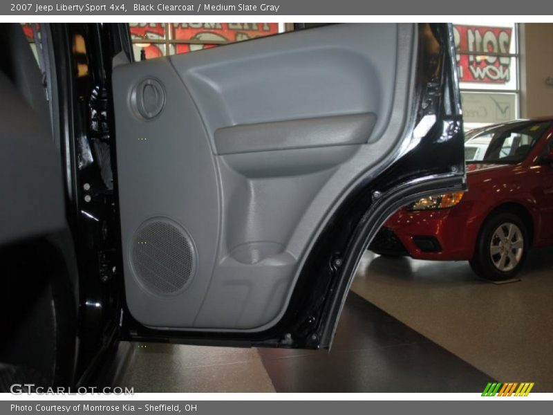 Black Clearcoat / Medium Slate Gray 2007 Jeep Liberty Sport 4x4