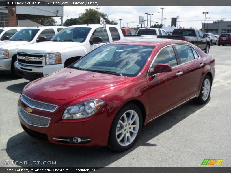 Red Jewel Tintcoat / Ebony 2011 Chevrolet Malibu LTZ