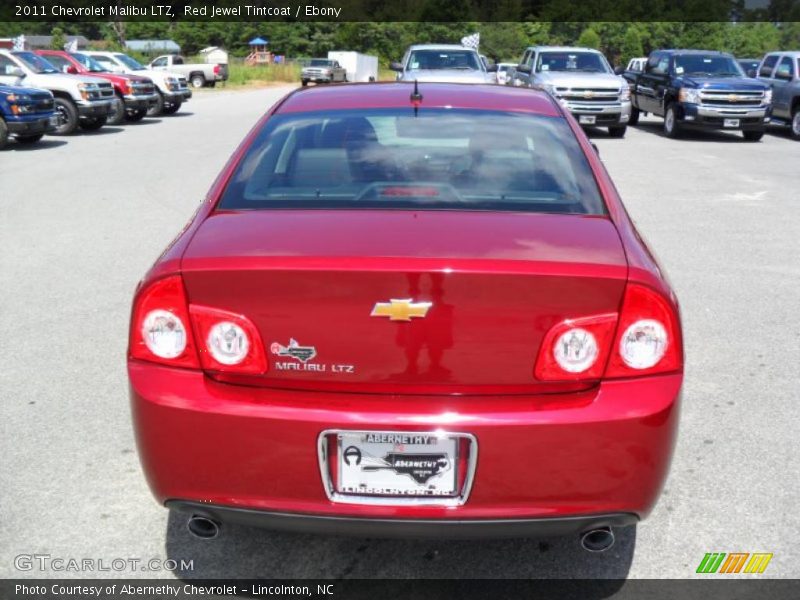 Red Jewel Tintcoat / Ebony 2011 Chevrolet Malibu LTZ