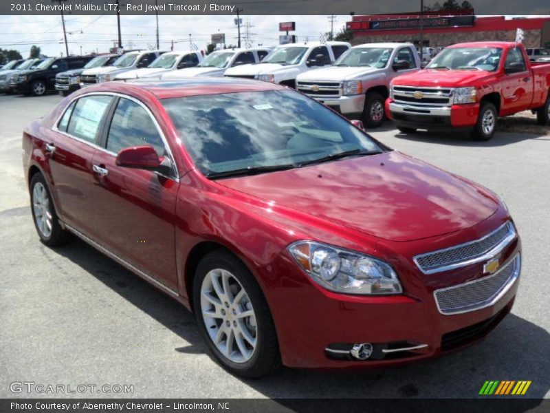 Red Jewel Tintcoat / Ebony 2011 Chevrolet Malibu LTZ