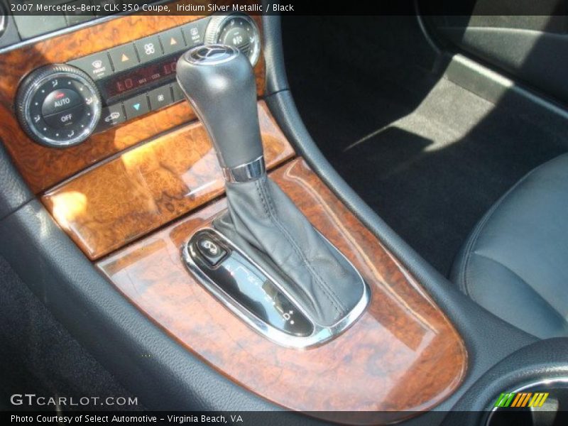 Iridium Silver Metallic / Black 2007 Mercedes-Benz CLK 350 Coupe
