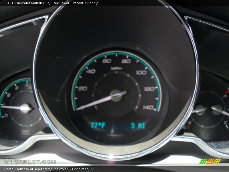 Red Jewel Tintcoat / Ebony 2011 Chevrolet Malibu LTZ