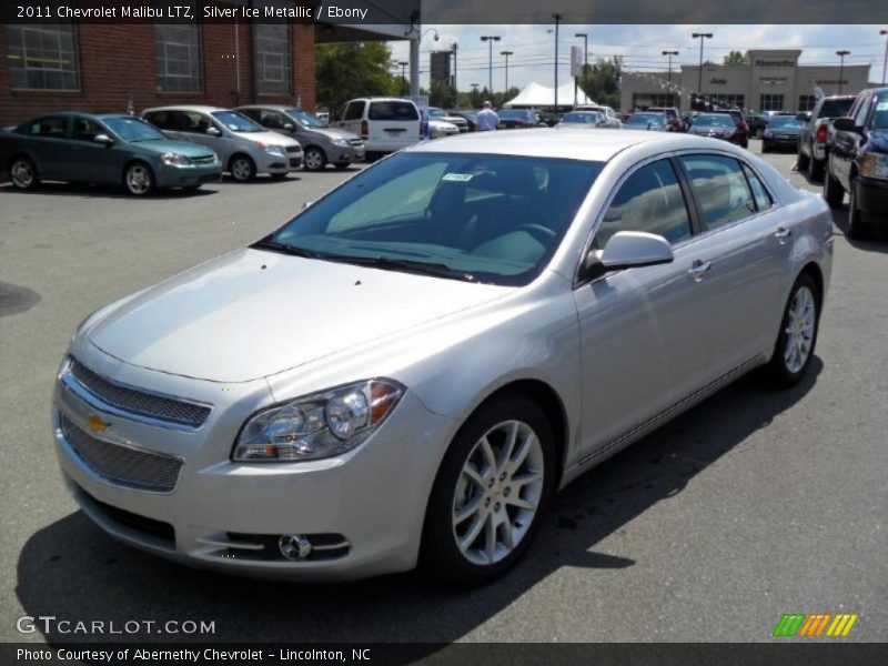 Silver Ice Metallic / Ebony 2011 Chevrolet Malibu LTZ