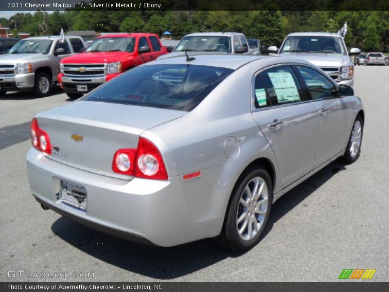 Silver Ice Metallic / Ebony 2011 Chevrolet Malibu LTZ