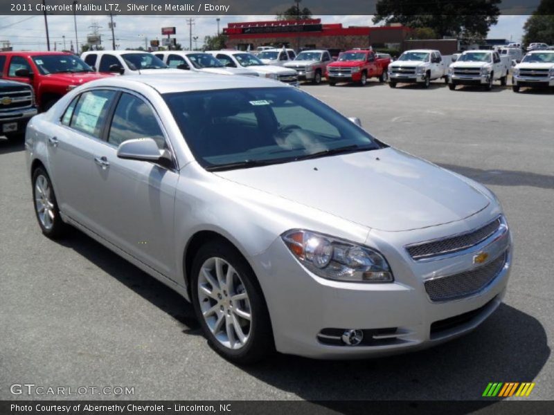 Silver Ice Metallic / Ebony 2011 Chevrolet Malibu LTZ
