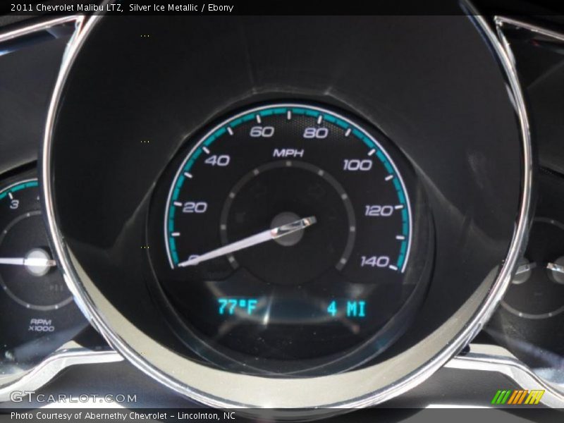 Silver Ice Metallic / Ebony 2011 Chevrolet Malibu LTZ