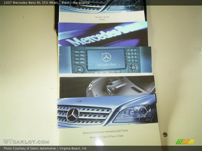 Black / Macadamia 2007 Mercedes-Benz ML 350 4Matic