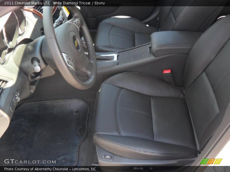 White Diamond Tricoat / Ebony 2011 Chevrolet Malibu LTZ
