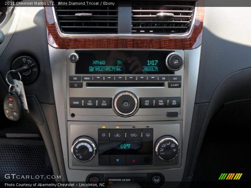White Diamond Tricoat / Ebony 2011 Chevrolet Malibu LTZ