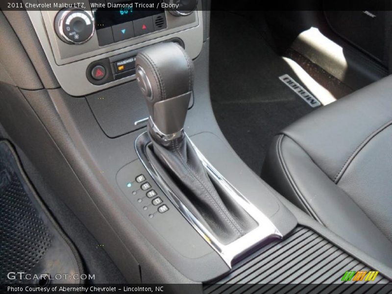 White Diamond Tricoat / Ebony 2011 Chevrolet Malibu LTZ