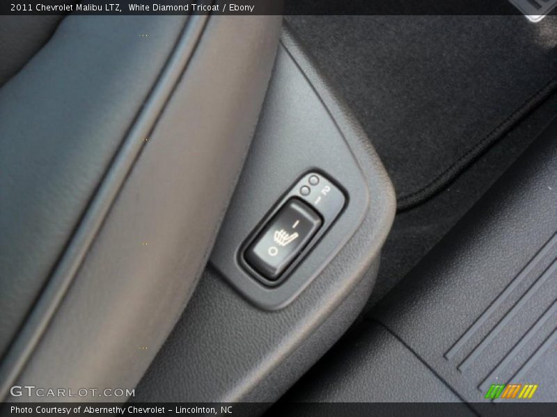 White Diamond Tricoat / Ebony 2011 Chevrolet Malibu LTZ