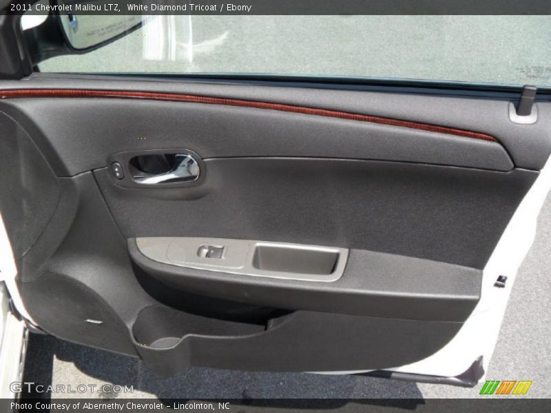 White Diamond Tricoat / Ebony 2011 Chevrolet Malibu LTZ