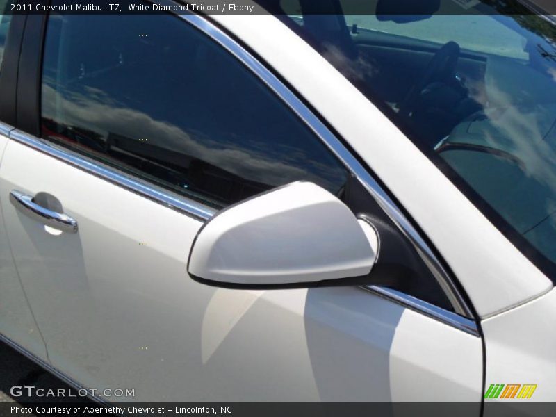 White Diamond Tricoat / Ebony 2011 Chevrolet Malibu LTZ