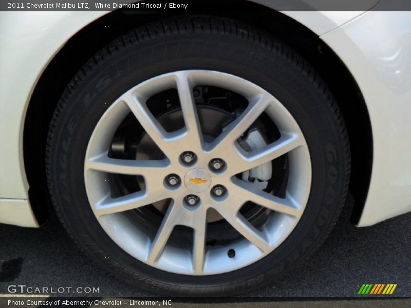 White Diamond Tricoat / Ebony 2011 Chevrolet Malibu LTZ