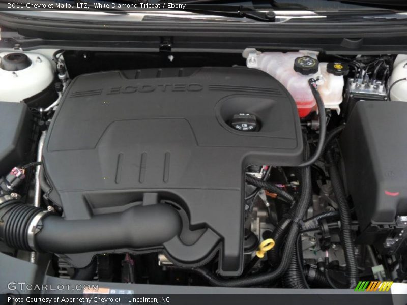 White Diamond Tricoat / Ebony 2011 Chevrolet Malibu LTZ