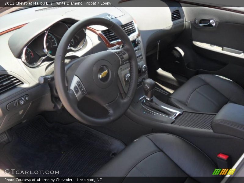 White Diamond Tricoat / Ebony 2011 Chevrolet Malibu LTZ