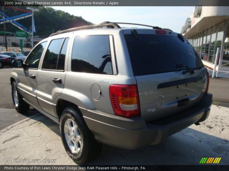 Silverstone Metallic / Agate 2000 Jeep Grand Cherokee Laredo 4x4