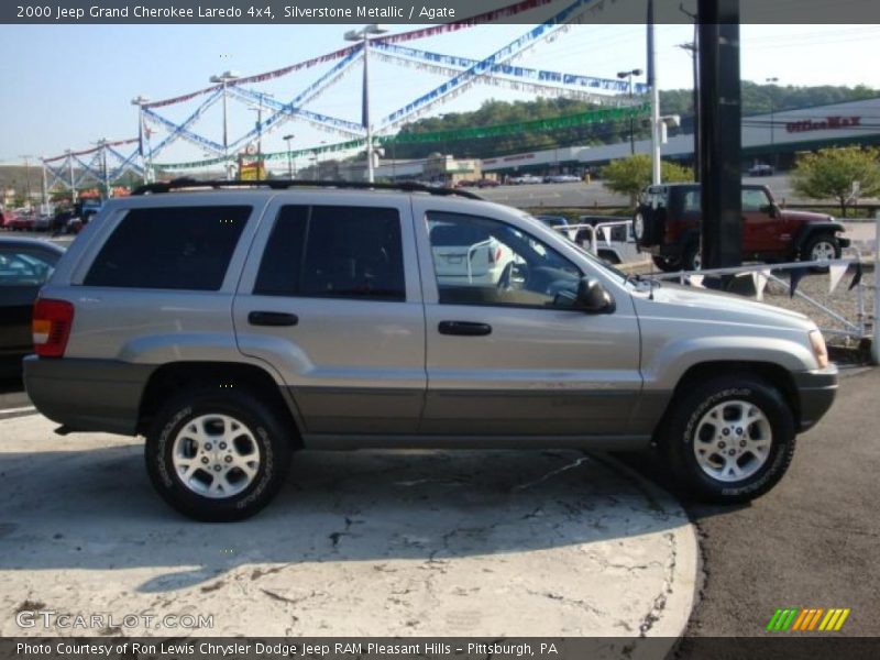Silverstone Metallic / Agate 2000 Jeep Grand Cherokee Laredo 4x4