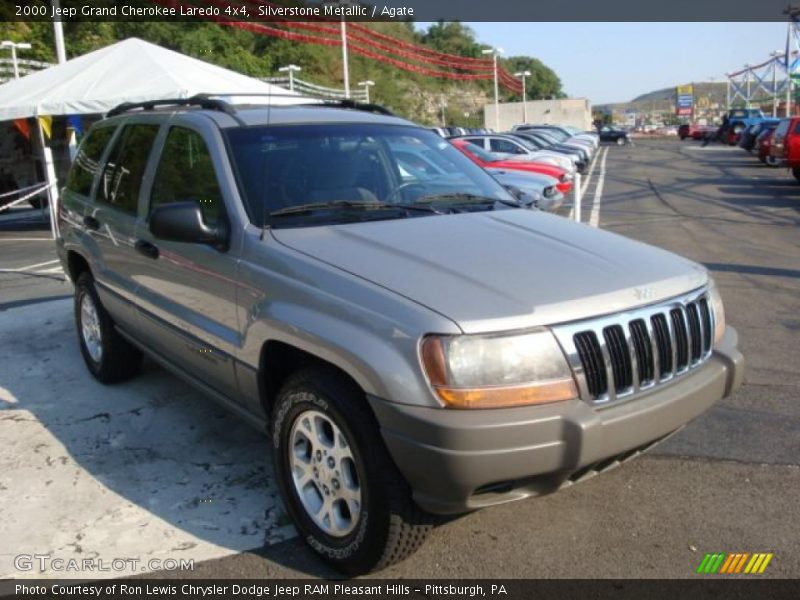 Silverstone Metallic / Agate 2000 Jeep Grand Cherokee Laredo 4x4