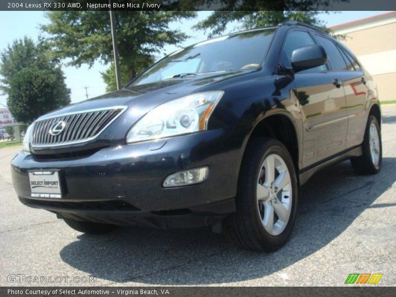 Neptune Blue Mica / Ivory 2004 Lexus RX 330 AWD