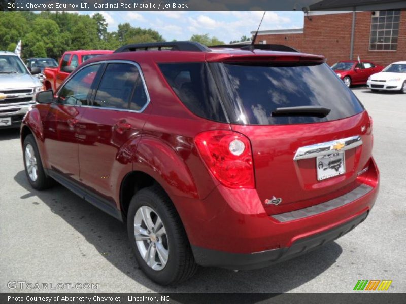 Cardinal Red Metallic / Jet Black 2011 Chevrolet Equinox LT