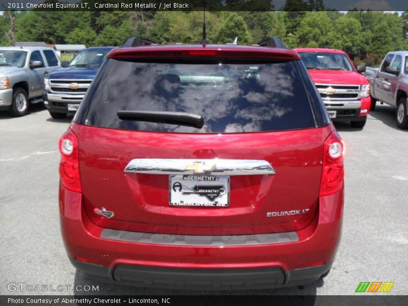 Cardinal Red Metallic / Jet Black 2011 Chevrolet Equinox LT