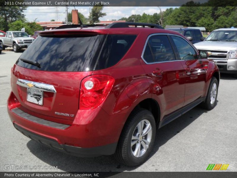 Cardinal Red Metallic / Jet Black 2011 Chevrolet Equinox LT