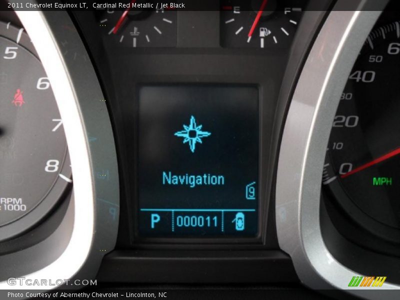 Cardinal Red Metallic / Jet Black 2011 Chevrolet Equinox LT