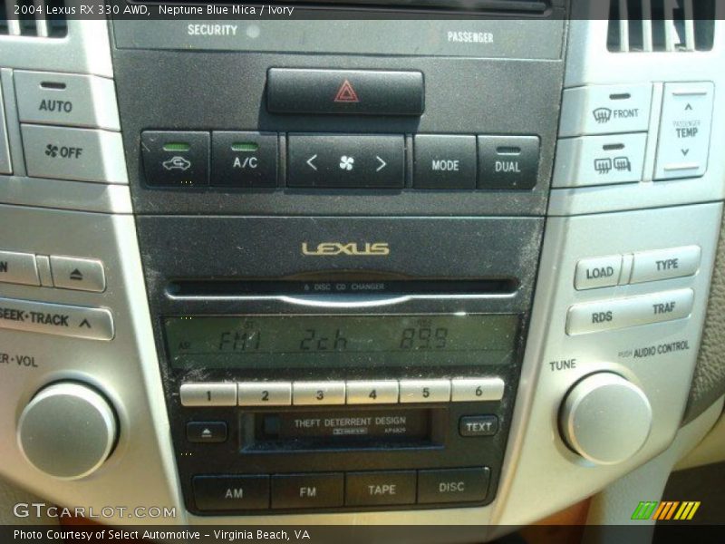 Neptune Blue Mica / Ivory 2004 Lexus RX 330 AWD
