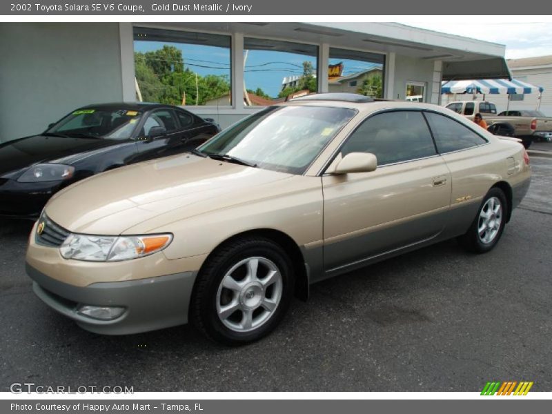 Gold Dust Metallic / Ivory 2002 Toyota Solara SE V6 Coupe