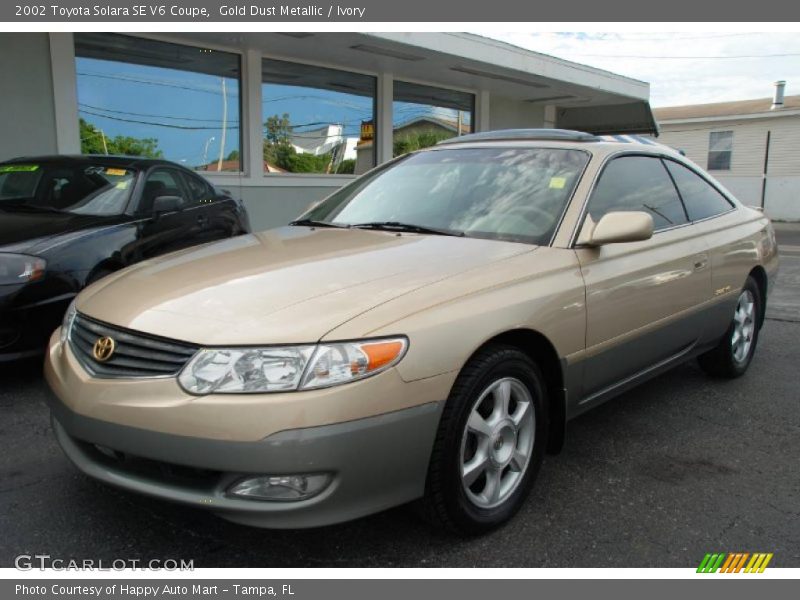 Gold Dust Metallic / Ivory 2002 Toyota Solara SE V6 Coupe