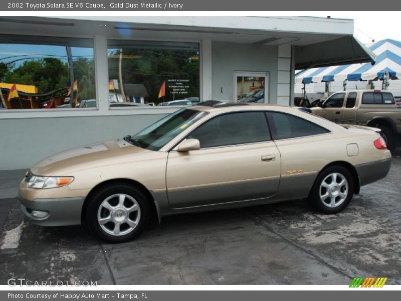 Gold Dust Metallic / Ivory 2002 Toyota Solara SE V6 Coupe