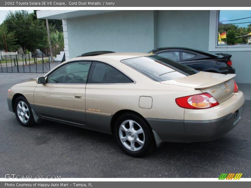 Gold Dust Metallic / Ivory 2002 Toyota Solara SE V6 Coupe