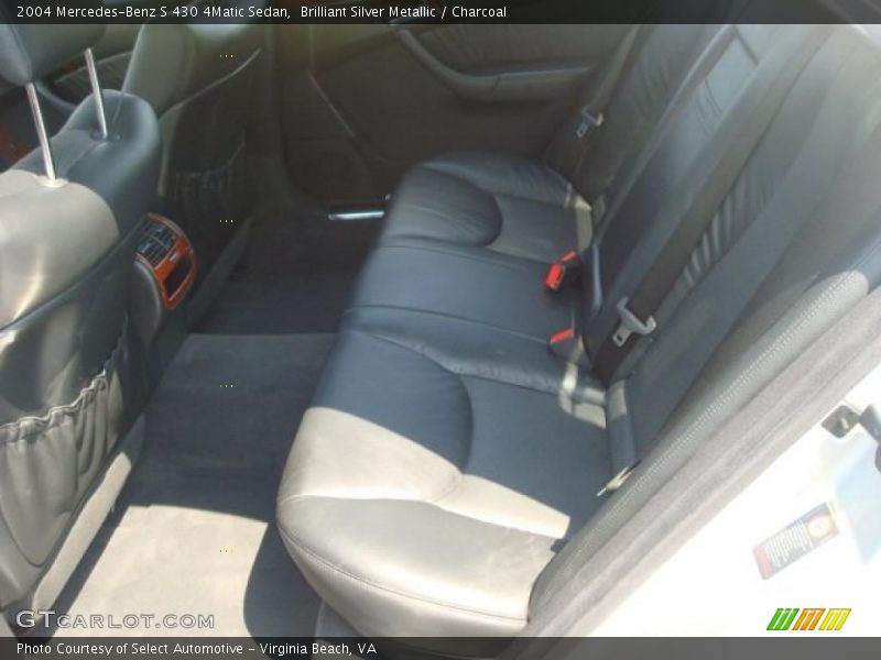 Brilliant Silver Metallic / Charcoal 2004 Mercedes-Benz S 430 4Matic Sedan