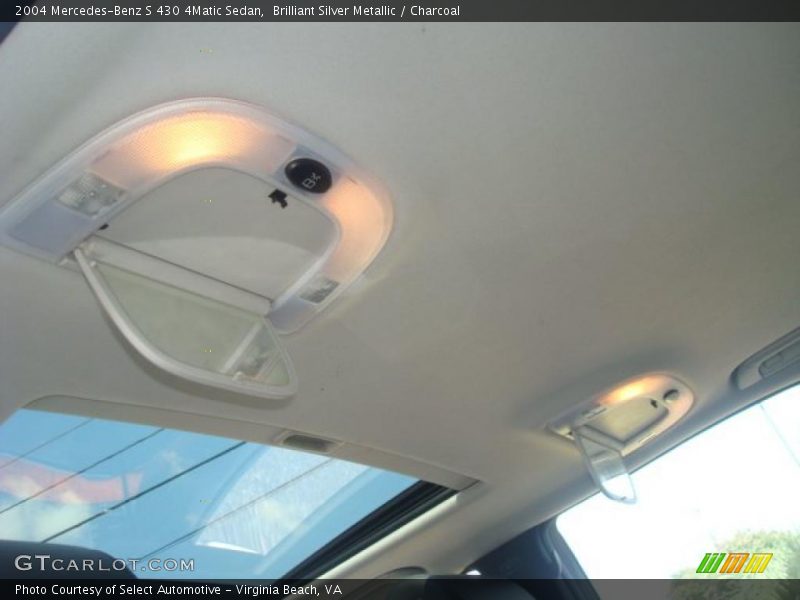 Brilliant Silver Metallic / Charcoal 2004 Mercedes-Benz S 430 4Matic Sedan