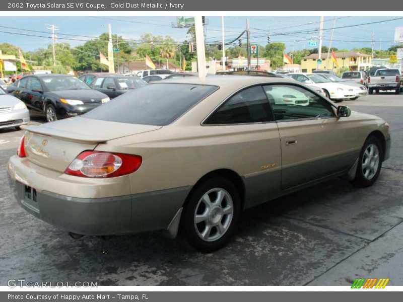 Gold Dust Metallic / Ivory 2002 Toyota Solara SE V6 Coupe