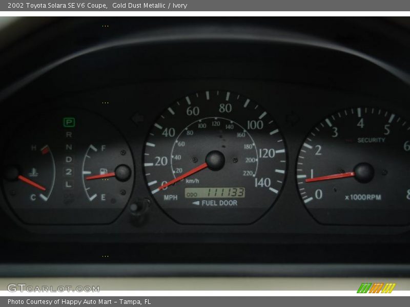 Gold Dust Metallic / Ivory 2002 Toyota Solara SE V6 Coupe