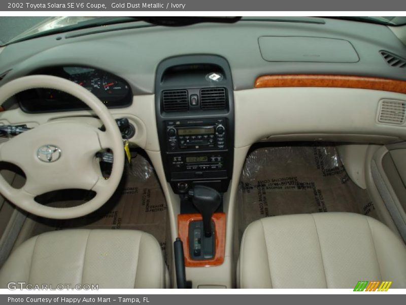 Gold Dust Metallic / Ivory 2002 Toyota Solara SE V6 Coupe