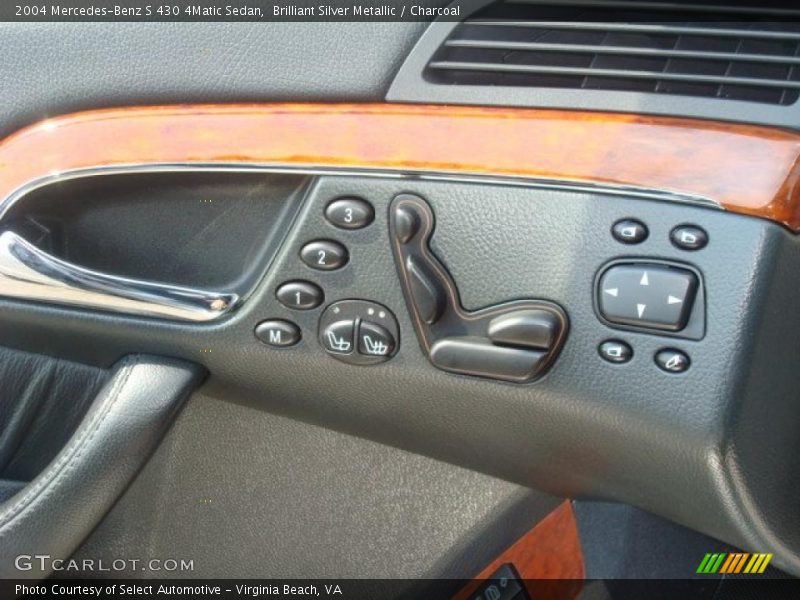 Brilliant Silver Metallic / Charcoal 2004 Mercedes-Benz S 430 4Matic Sedan
