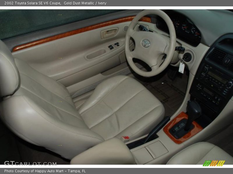 Gold Dust Metallic / Ivory 2002 Toyota Solara SE V6 Coupe