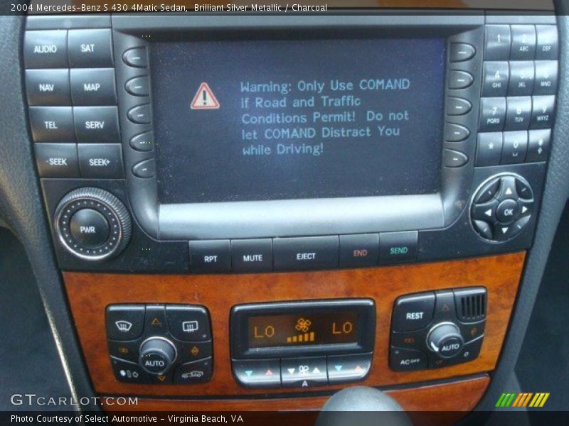 Brilliant Silver Metallic / Charcoal 2004 Mercedes-Benz S 430 4Matic Sedan