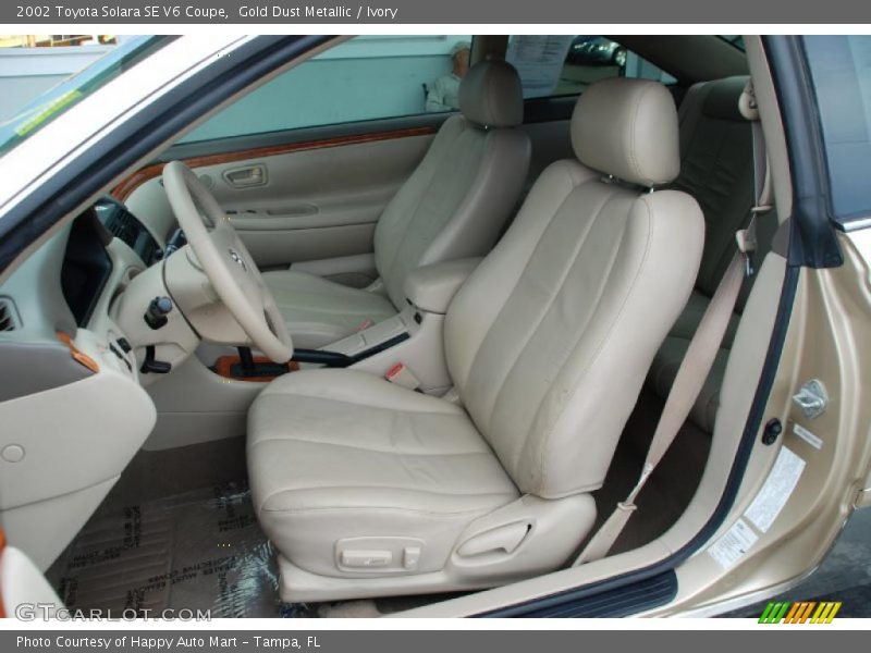 Gold Dust Metallic / Ivory 2002 Toyota Solara SE V6 Coupe