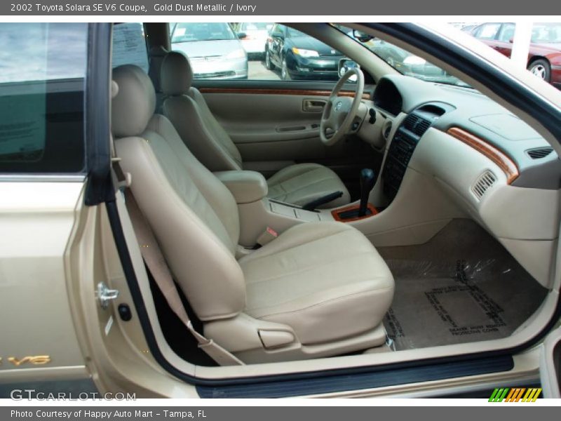 Gold Dust Metallic / Ivory 2002 Toyota Solara SE V6 Coupe